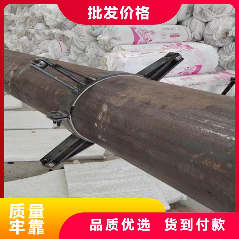 钢套钢岩棉保温管,大口径螺旋焊管物美价优