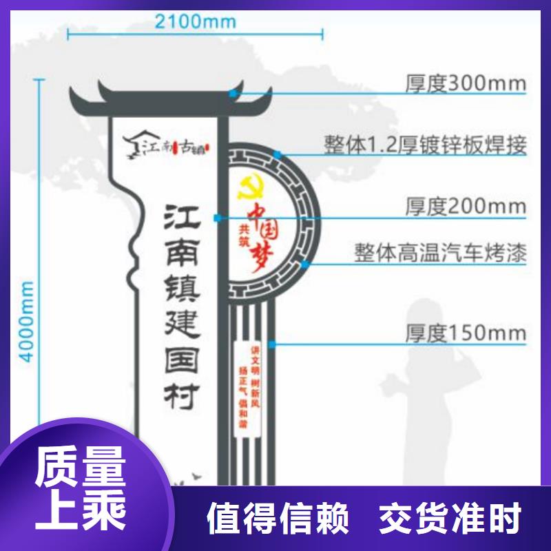 村口指示美丽乡村标牌售后完善