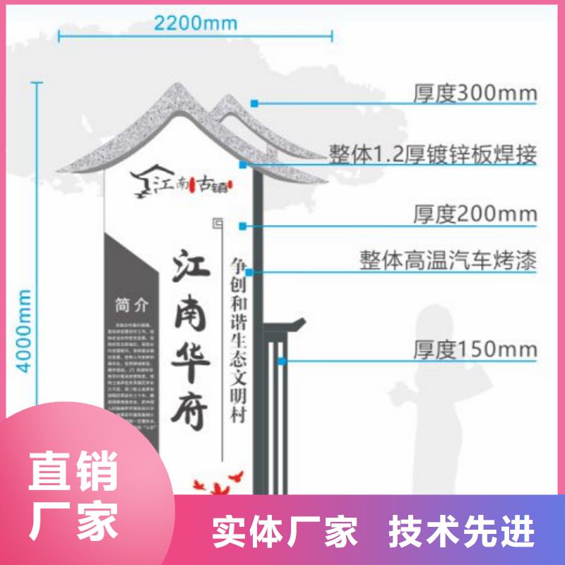 仿古美丽乡村标牌种类齐全