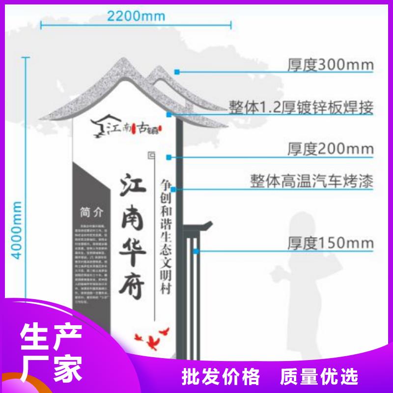 美丽乡村标牌精神堡垒为您介绍
