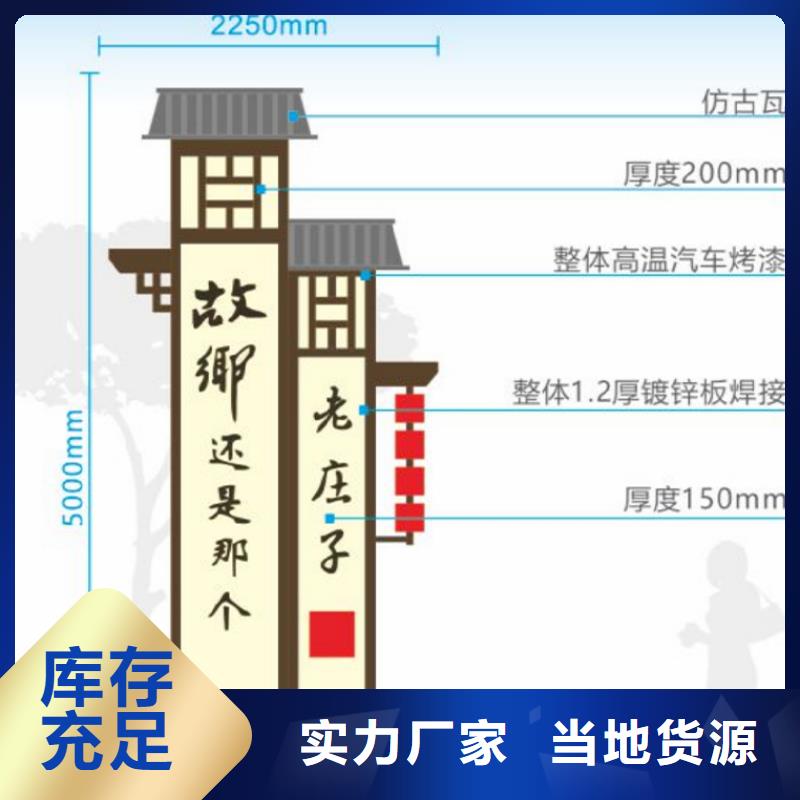 烤漆美丽乡村标牌厂家价格