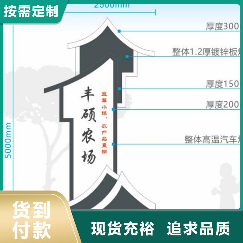 村口指示美丽乡村标牌发货及时