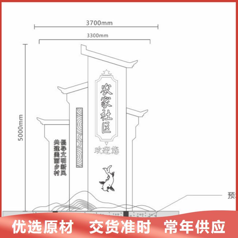 景区导视美丽乡村标牌发货及时
