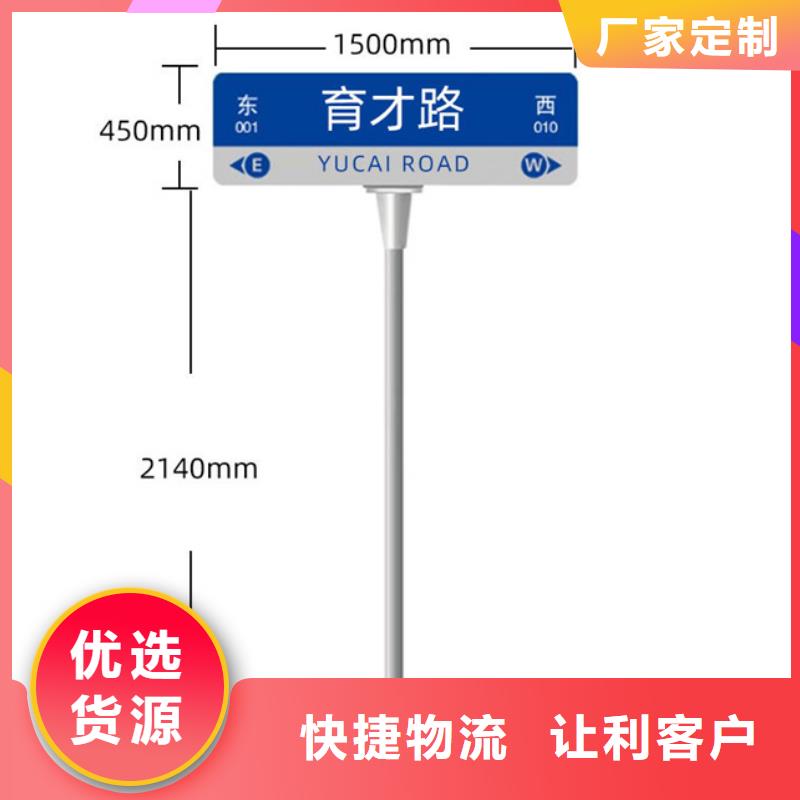 城市指路牌来厂考察