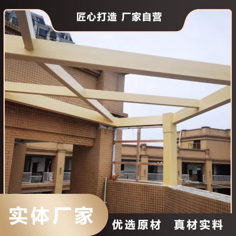 仿木纹漆施工价格#铁艺花架#仿古建筑#凉亭廊架