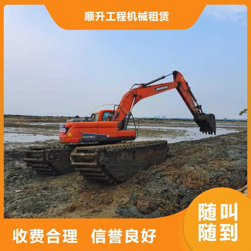 水上挖掘机租赁 租赁水陆挖机专业服务