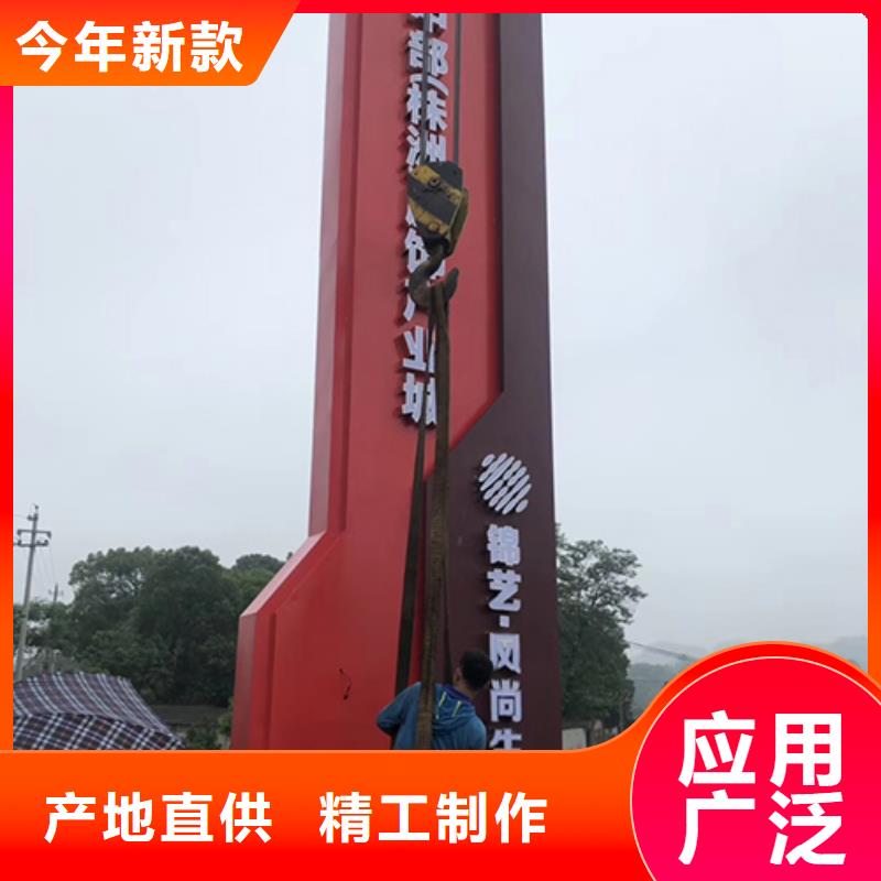 导视牌精神堡垒来图定制