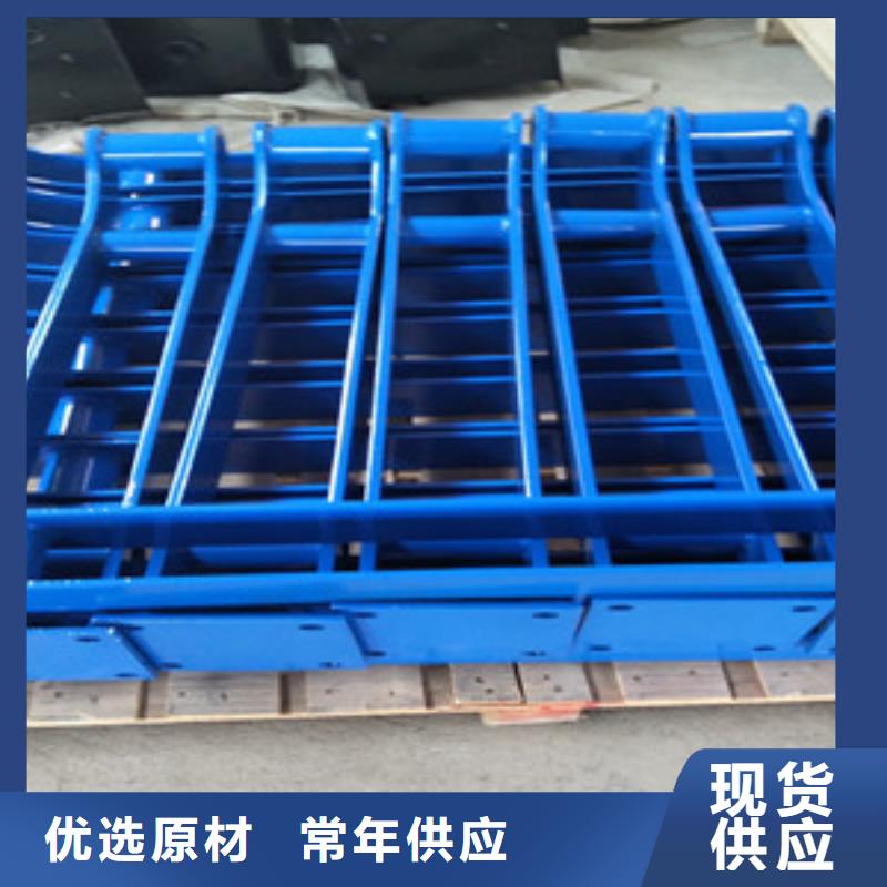 桥梁护栏立柱不锈钢碳塑钢复合管栏杆源厂供货