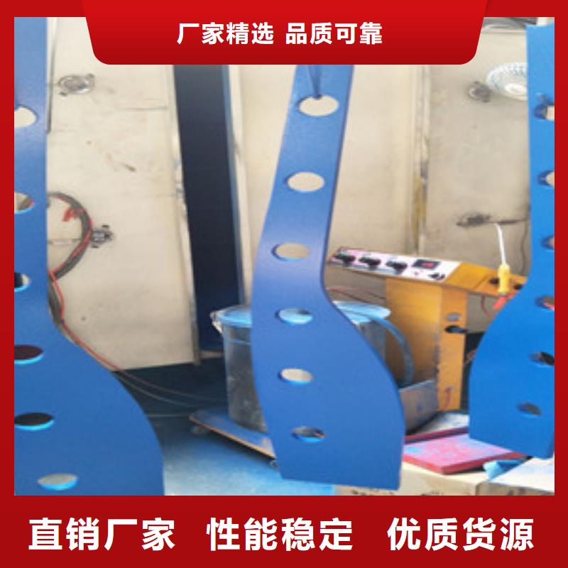 桥梁护栏立柱不锈钢复合管栏杆免费安装