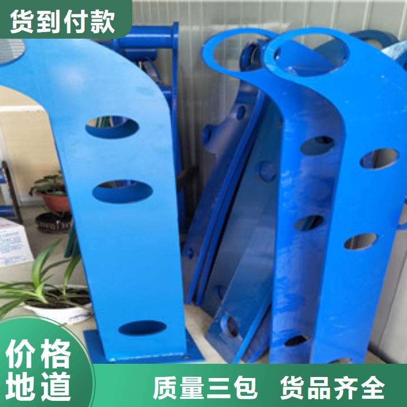 桥梁护栏立柱_不锈钢复合管栏杆精致工艺