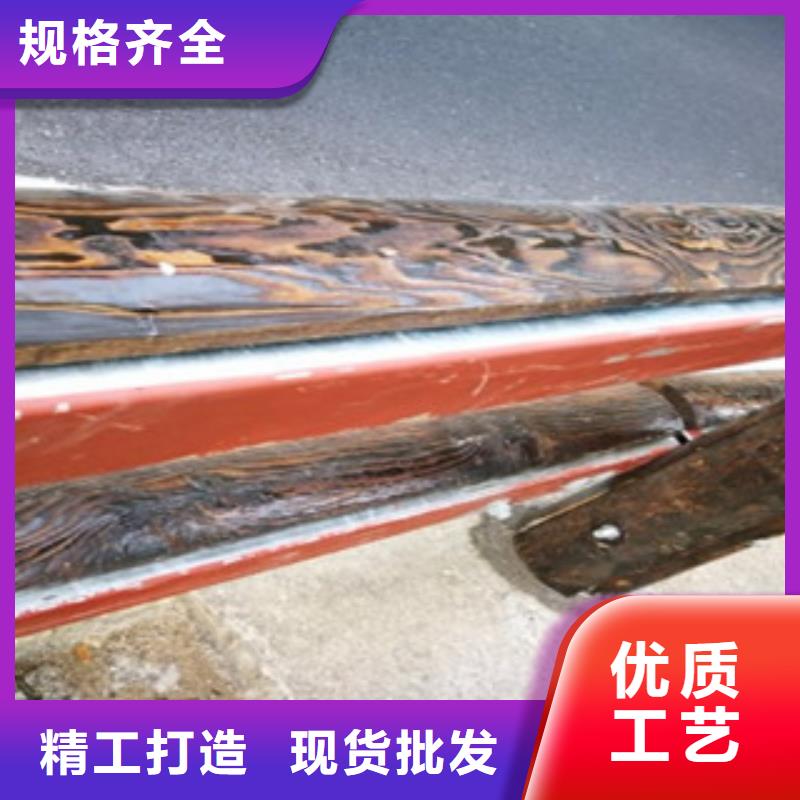 钢背木护栏,桥梁景观护栏价格合理