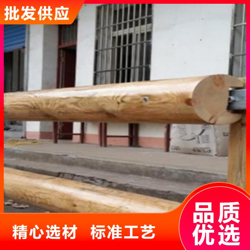 钢背木护栏,桥梁景观护栏价格合理