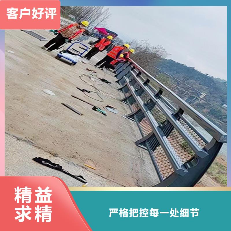 Q355B桥梁护栏安装现货充裕桥梁防撞护栏