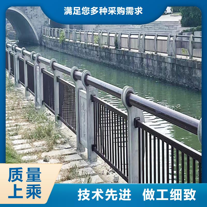 Q355B桥梁防撞栏杆安装源头直供桥梁防撞栏杆